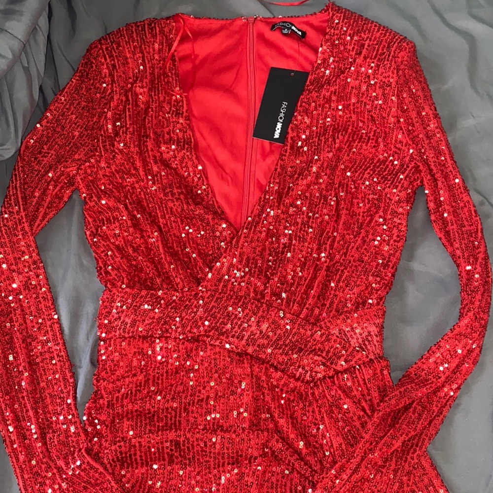 Red dress